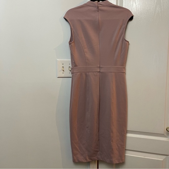 Mock neck slim dress - Picture 9 of 9
